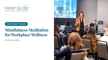 Mindfulness Meditation for Workplace Wellness: Evidence Map