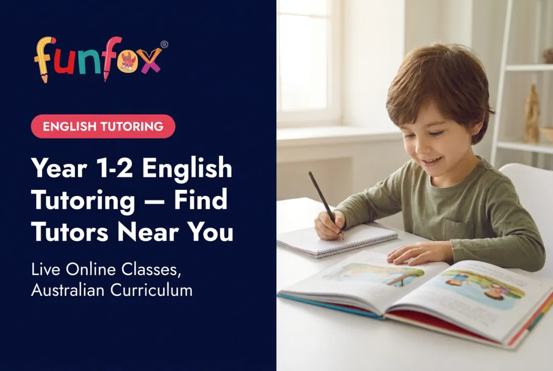 Year 1-2 English Tutoring — Find Tutors Near You