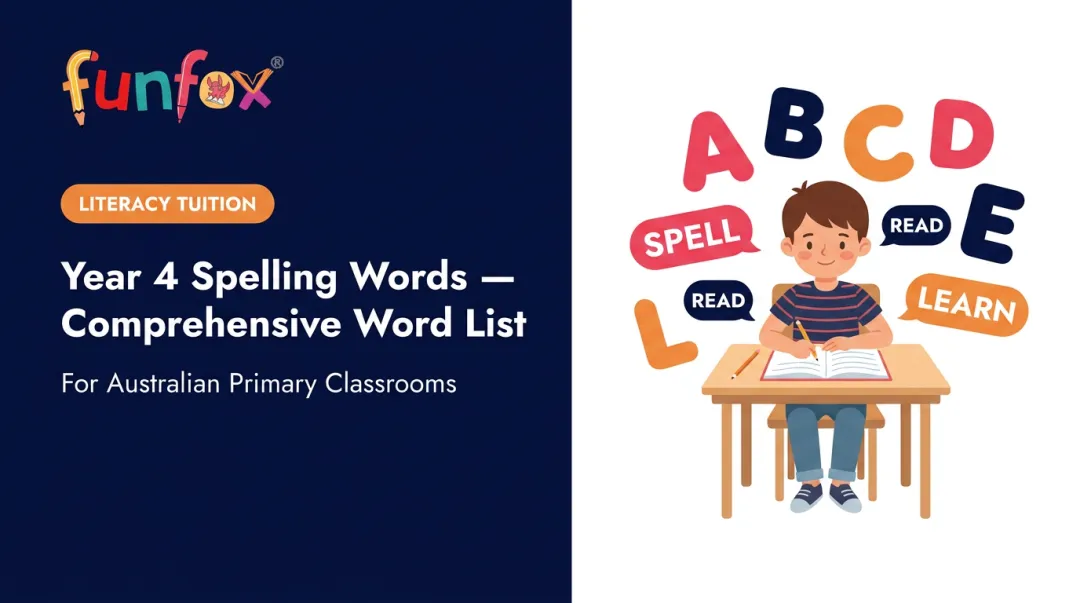 Year 4 Spelling Words — Comprehensive Word List