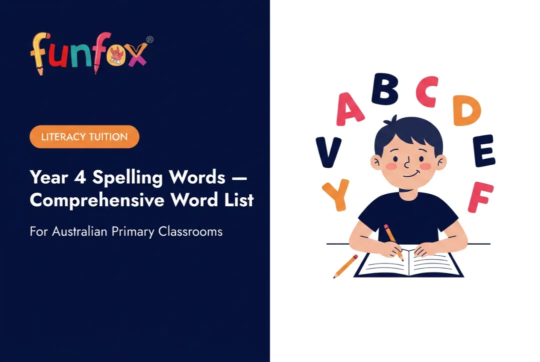 Year 4 Spelling Words — Comprehensive Word List