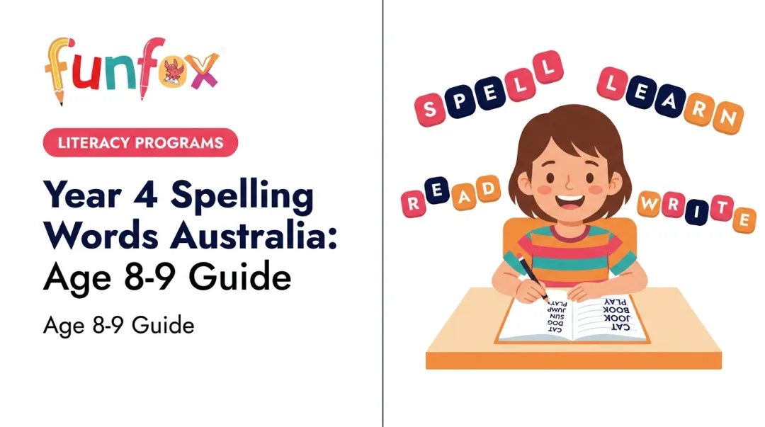 Year 4 Spelling Words Australia: Age 8-9 Guide