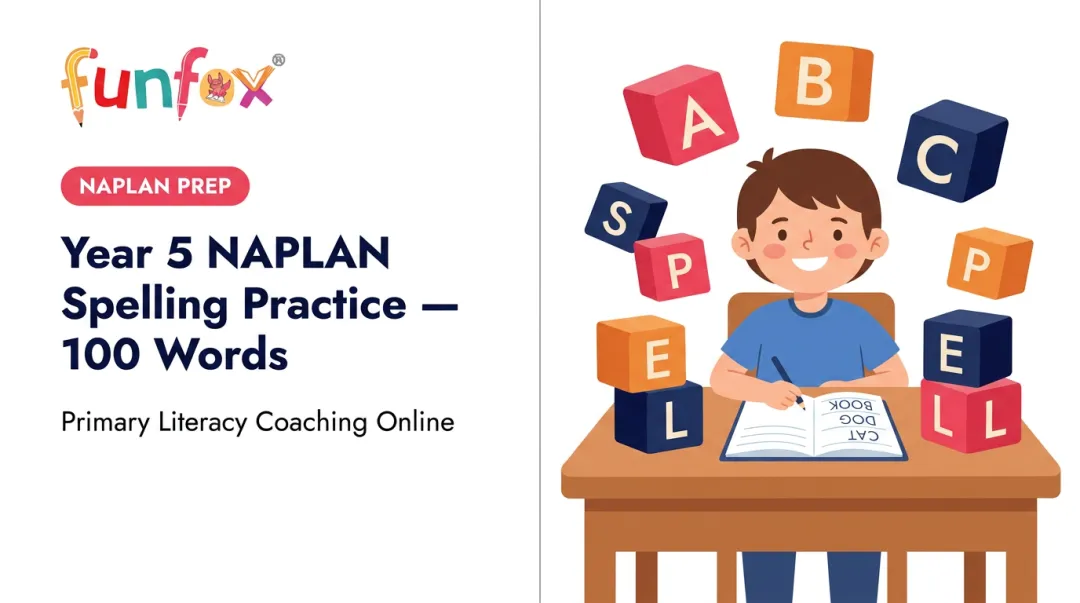 Year 5 NAPLAN Spelling Practice — 100 Words