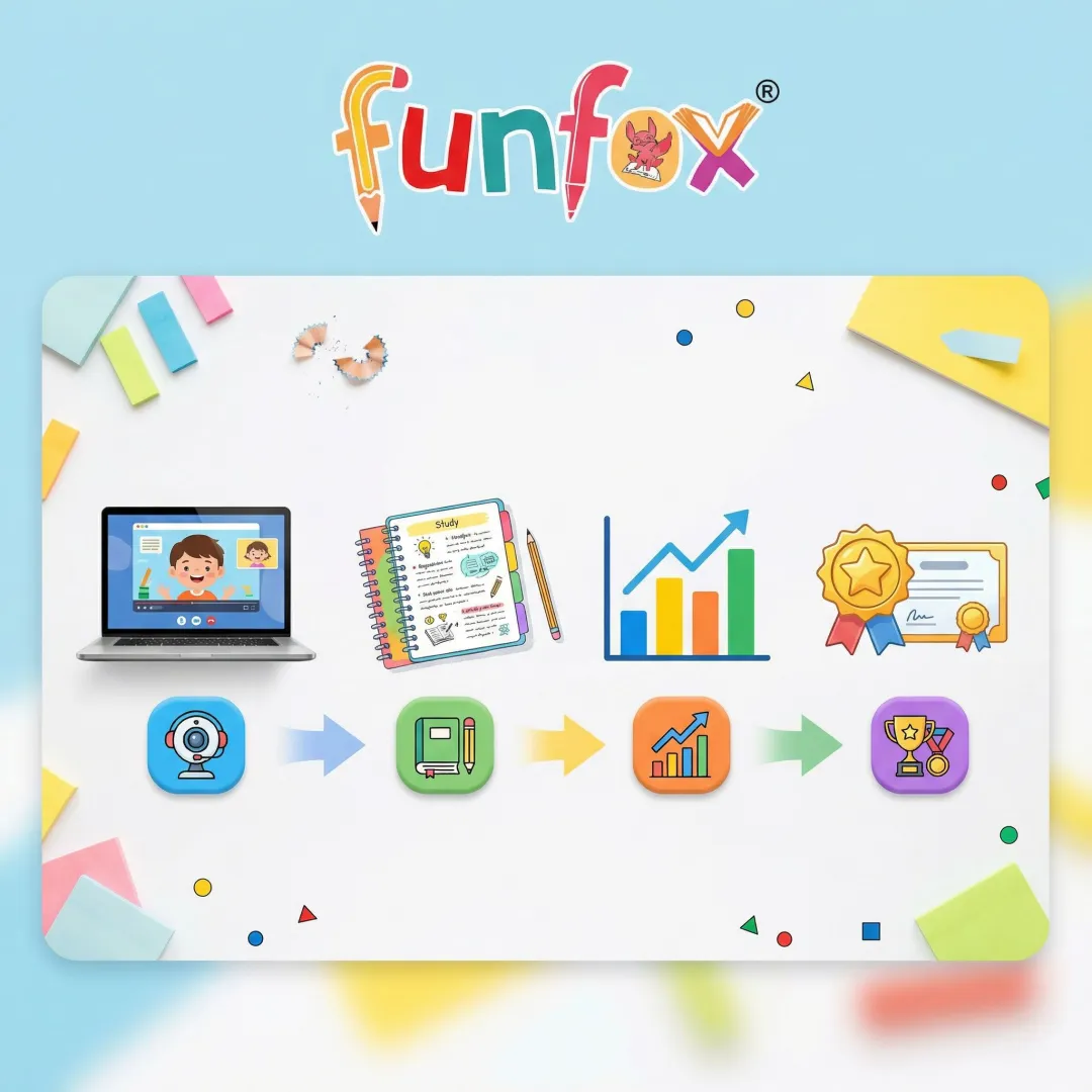 Step-by-step private tutoring process for primary school students online