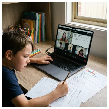 Student attending online NAPLAN tutoring in Glen Waverley