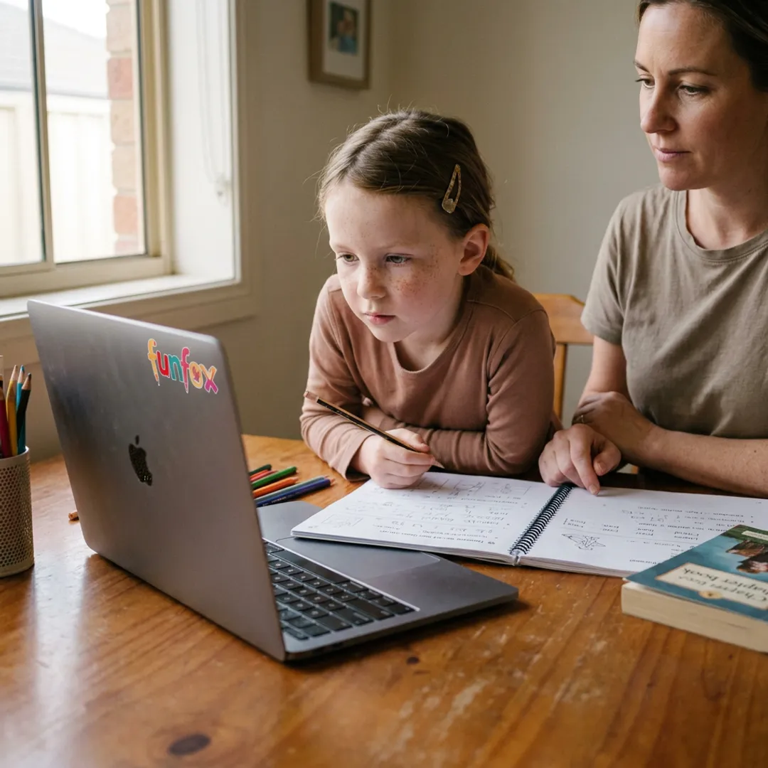 Online literacy class for homeschool student