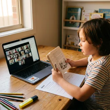 Online reading tutor program for children