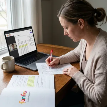 Online English tutoring with essay feedback