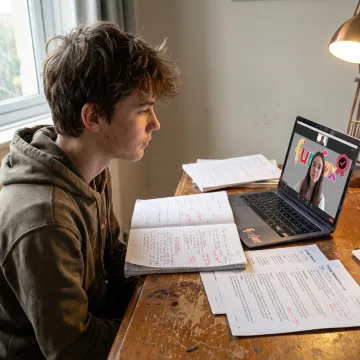 Online Year 10 tutoring session
