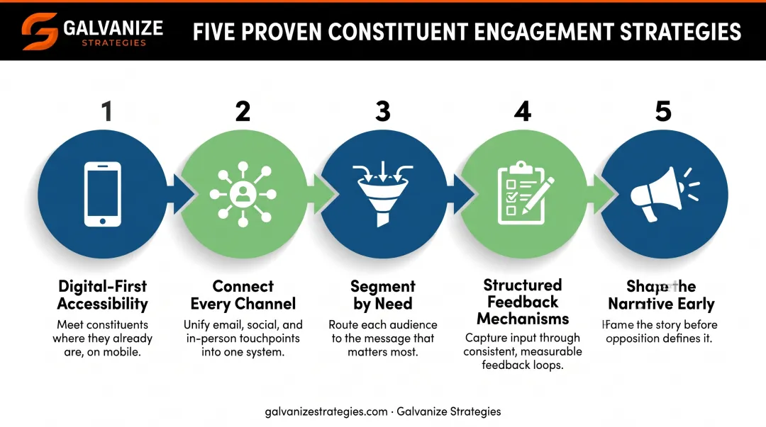 Five proven strategies for effective constituent engagement process flow