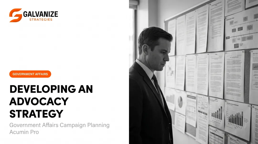 Developing an Advocacy Strategy