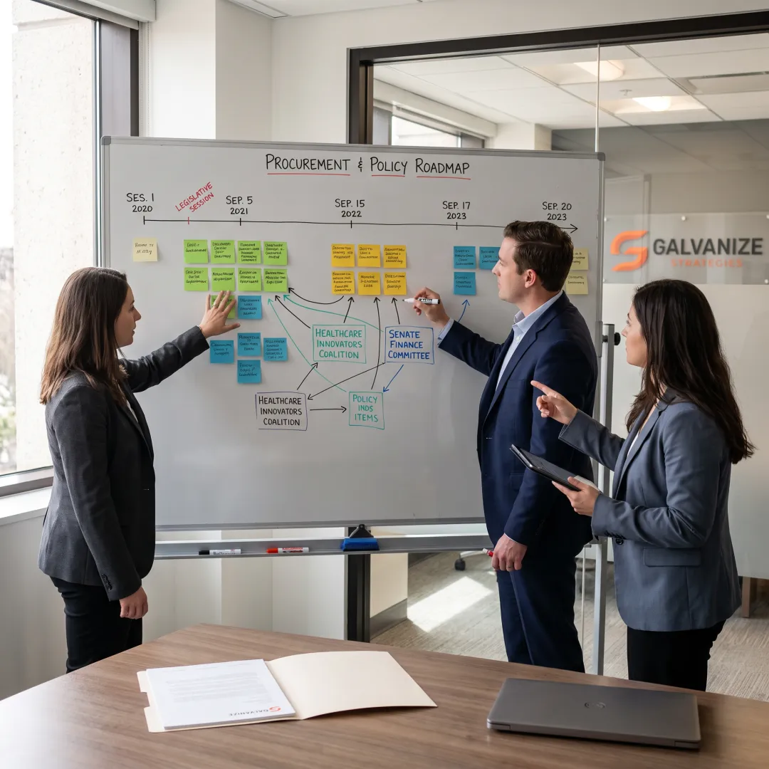 Advisors planning a healthcare procurement strategy