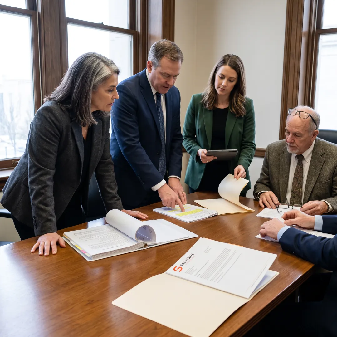 Education advocates meeting with policymakers