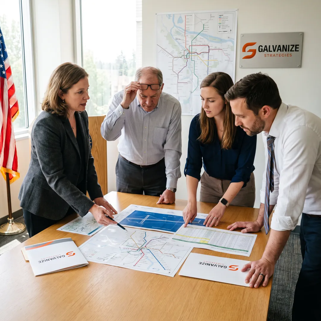 Transportation infrastructure planning meeting