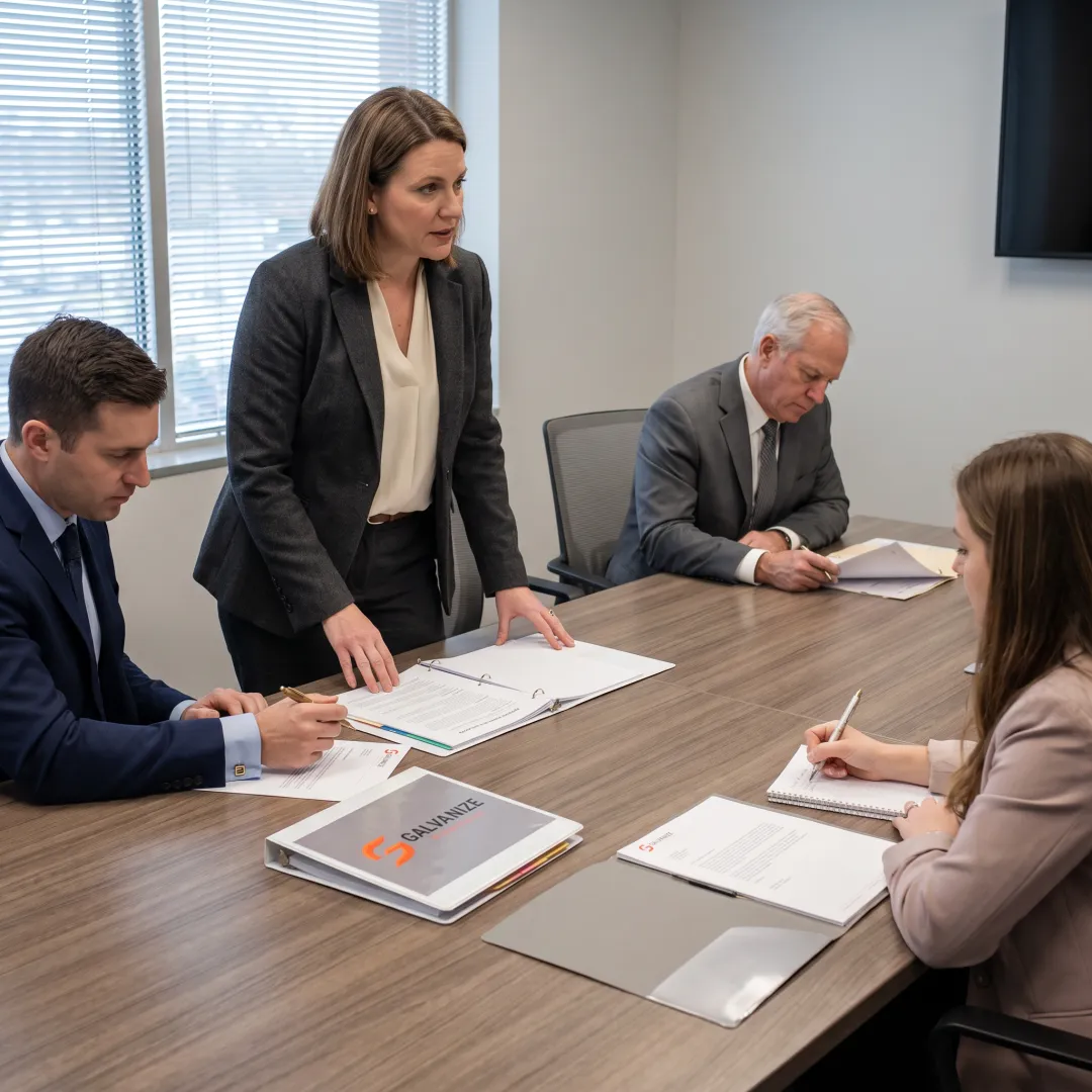 Public affairs team meeting with Indiana stakeholders