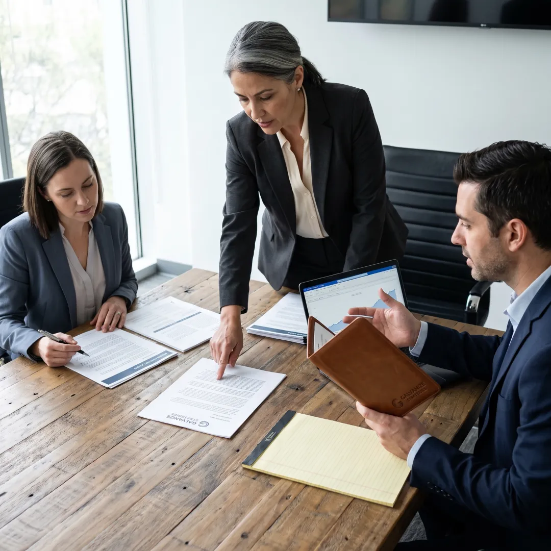 Political strategists planning an advocacy campaign