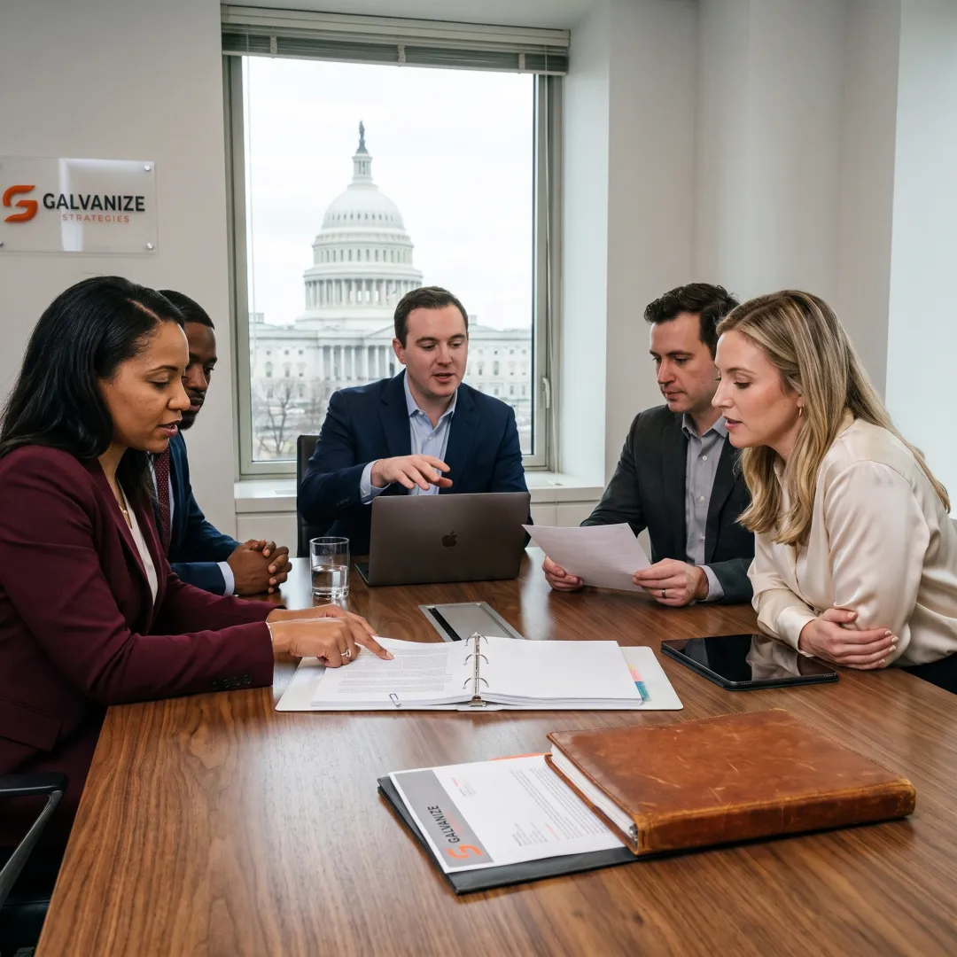 Business leaders meeting near the U.S. Capitol