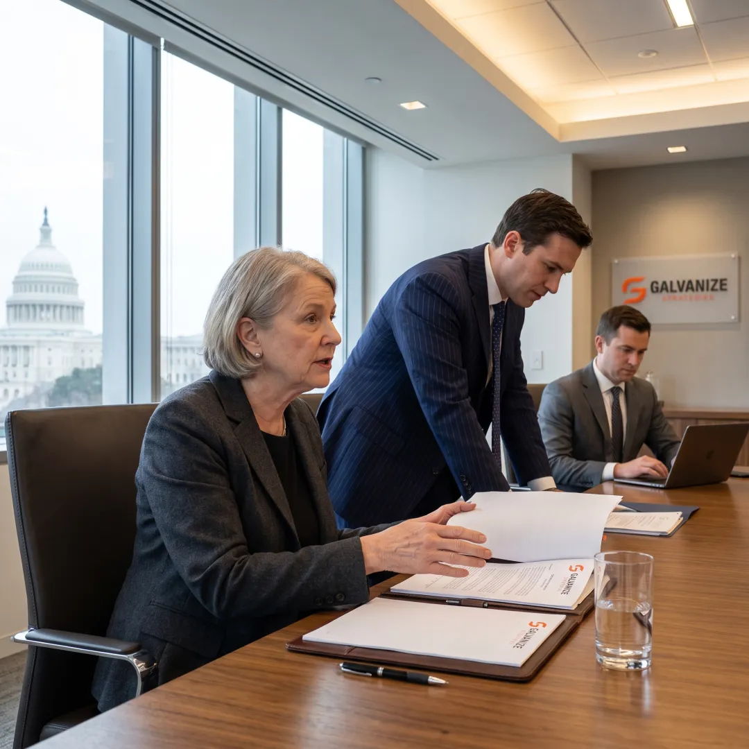 Policy advisors discussing a federal strategy