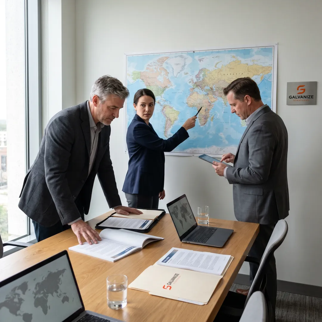Consultants planning a cross-border advocacy strategy