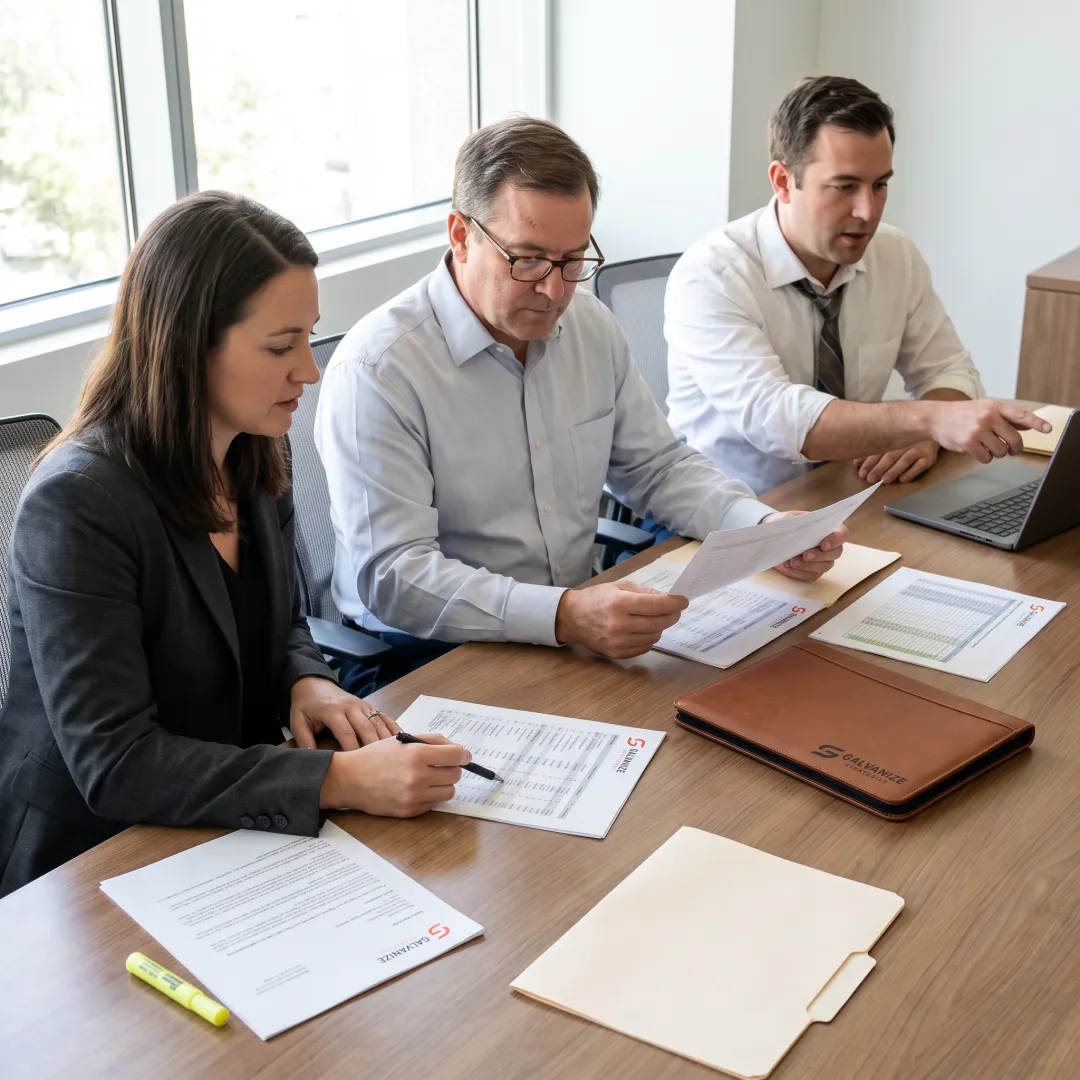 Team reviewing a government procurement opportunity