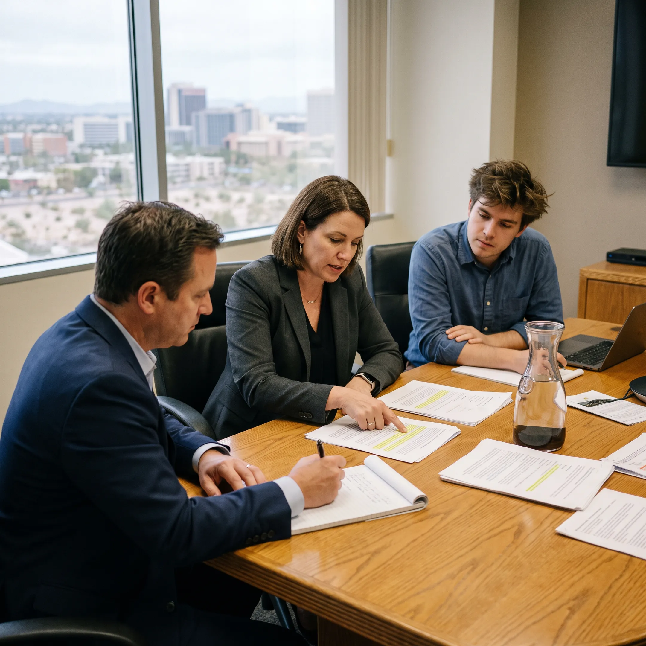 Strategists planning government affairs advocacy for an Arizona organization