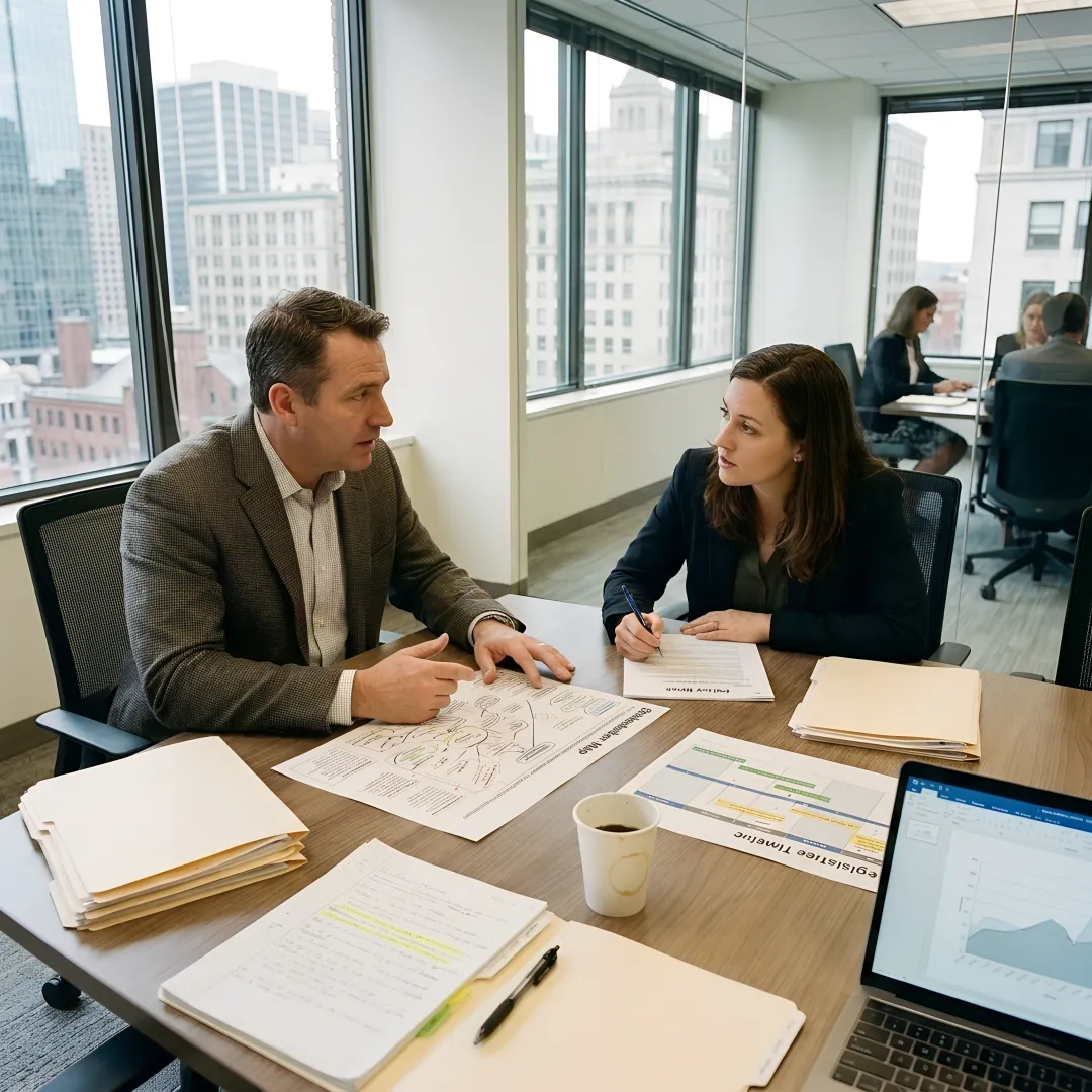 Advisors planning a government affairs strategy