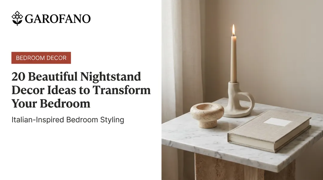 20 Beautiful Nightstand Decor Ideas to Transform Your Bedroom