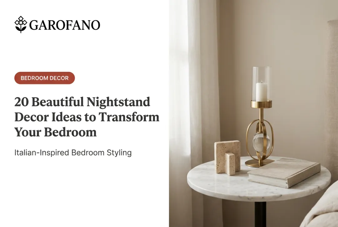 20 Beautiful Nightstand Decor Ideas to Transform Your Bedroom