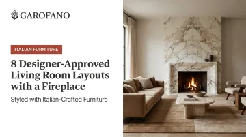 8 Designer-Approved Living Room Layouts with a Fireplace
