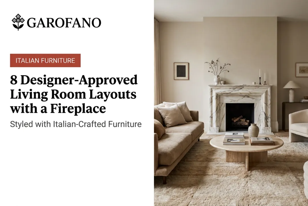 8 Designer-Approved Living Room Layouts with a Fireplace