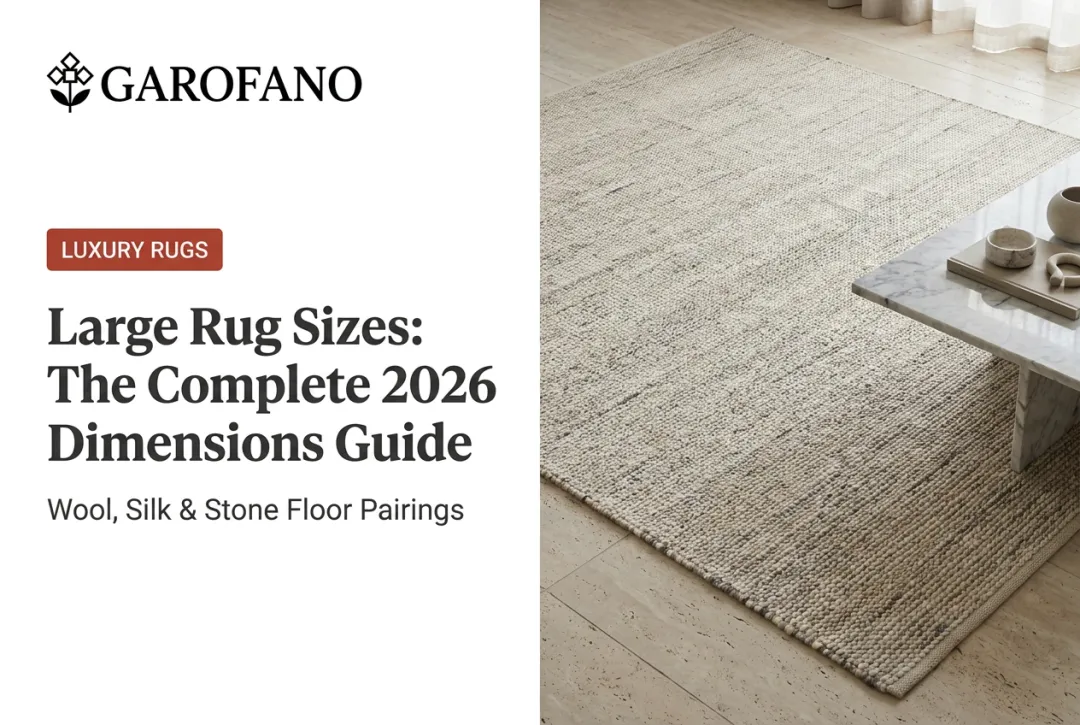 Large Rug Sizes: The Complete 2026 Dimensions Guide