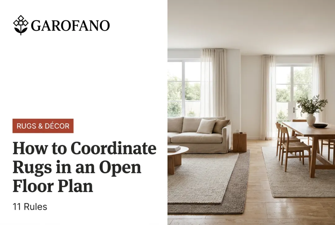 How to Coordinate Rugs in an Open Floor Plan: 11 Rules