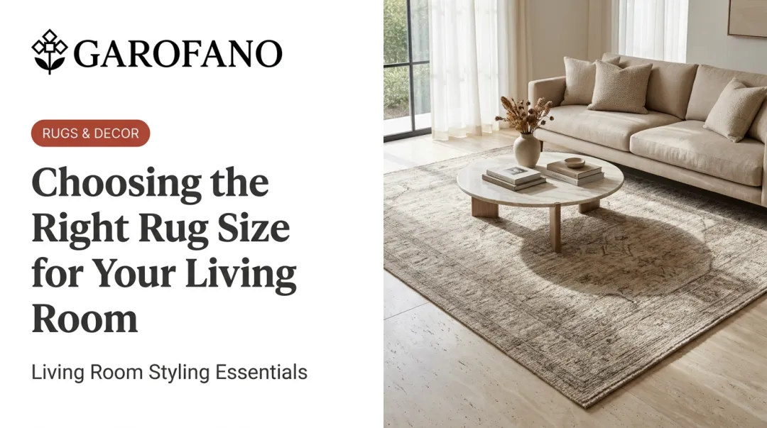 Choosing the Right Rug Size for Your Living Room