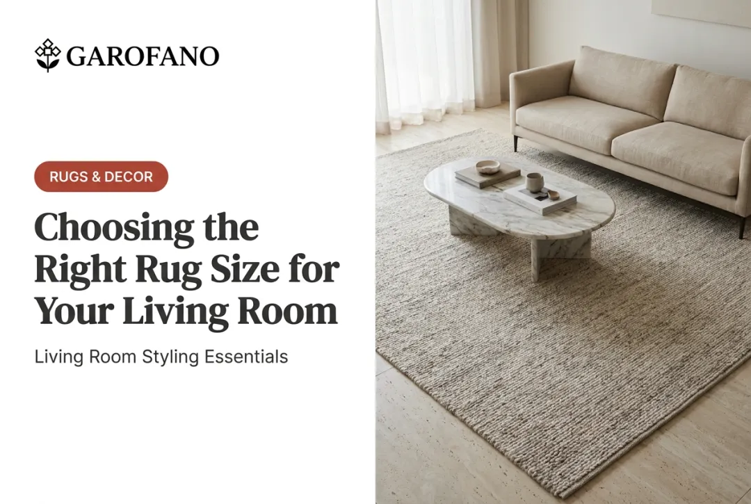 Choosing the Right Rug Size for Your Living Room
