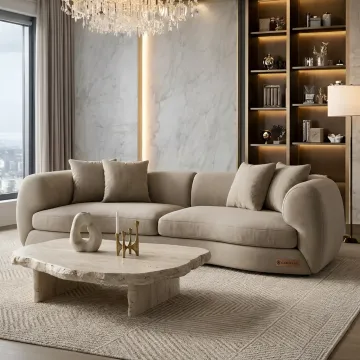 Elegant living room with luxury furniture