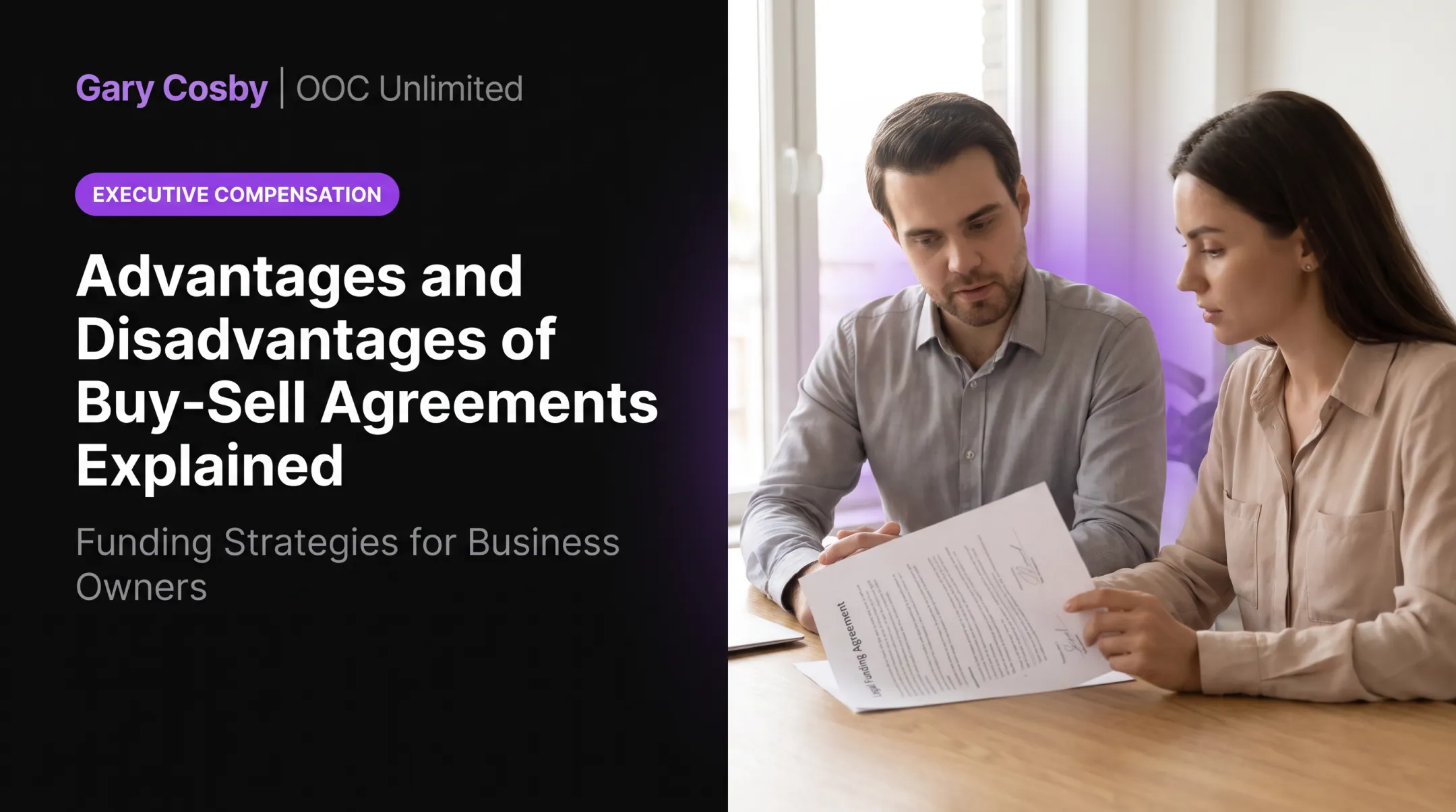 Advantages and Disadvantages of Buy-Sell Agreements Explained