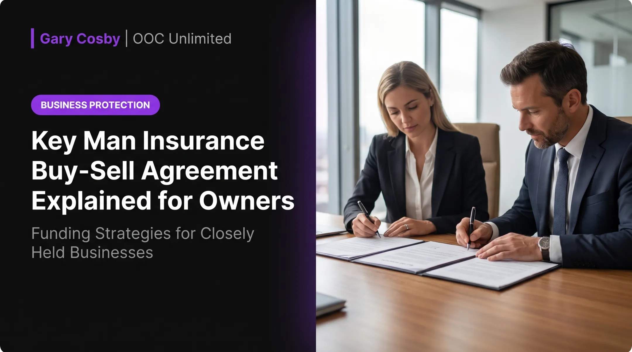 Key Man Insurance Buy-Sell Agreement Explained for Owners