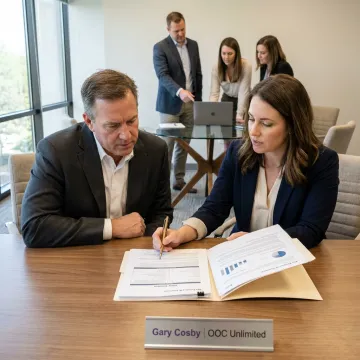 Business owner reviewing key person life insurance