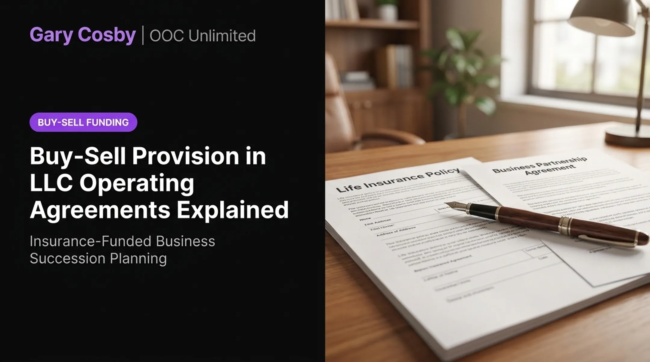Buy-Sell Provision in LLC Operating Agreements Explained