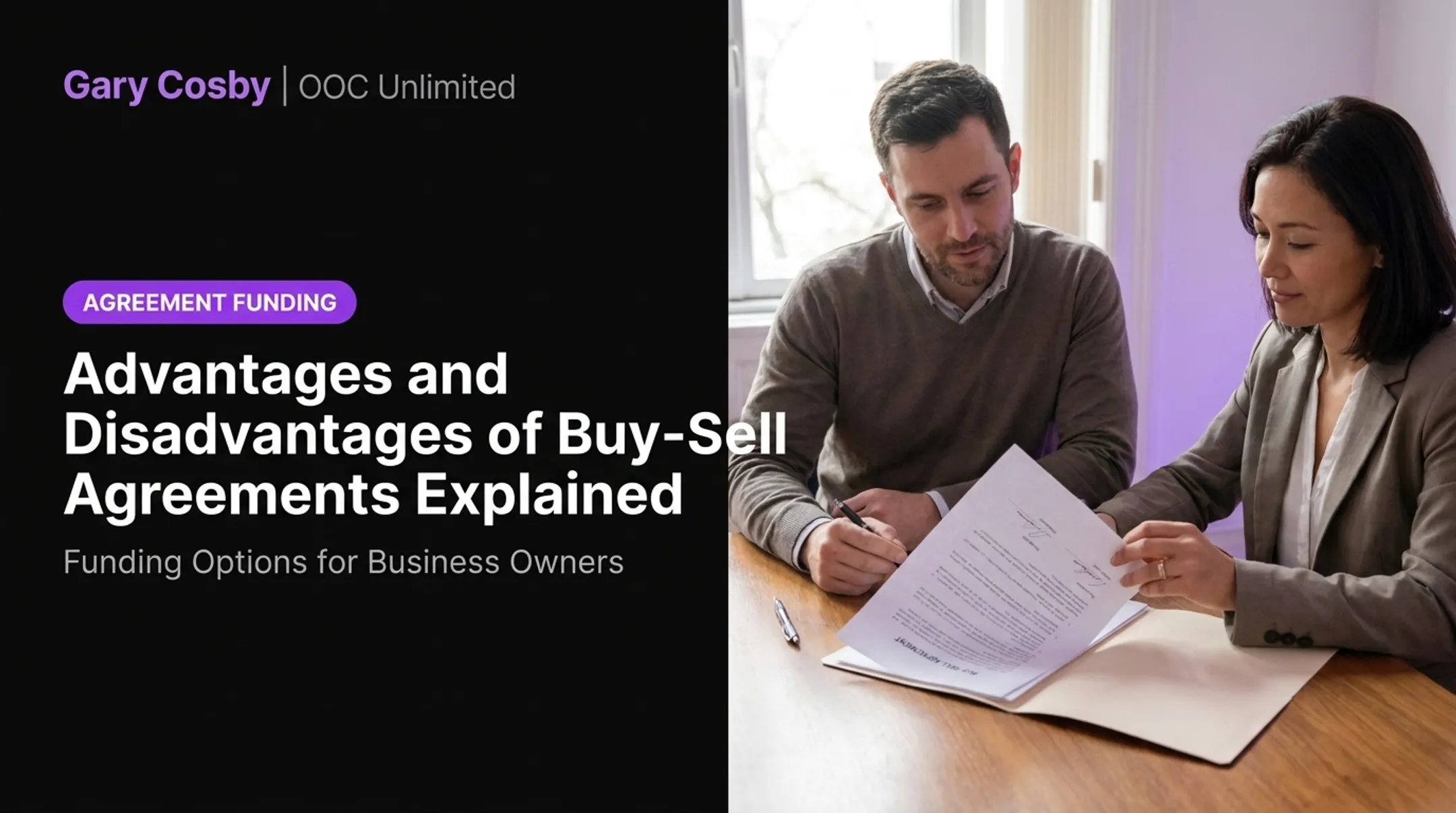 Advantages and Disadvantages of Buy-Sell Agreements Explained