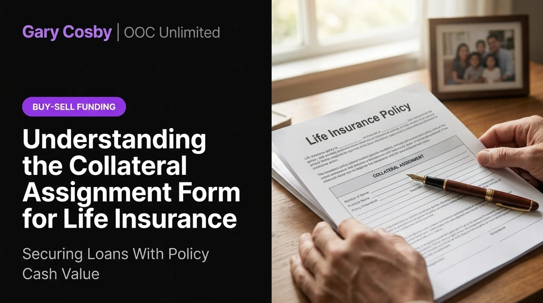 Understanding the Collateral Assignment Form for Life Insurance
