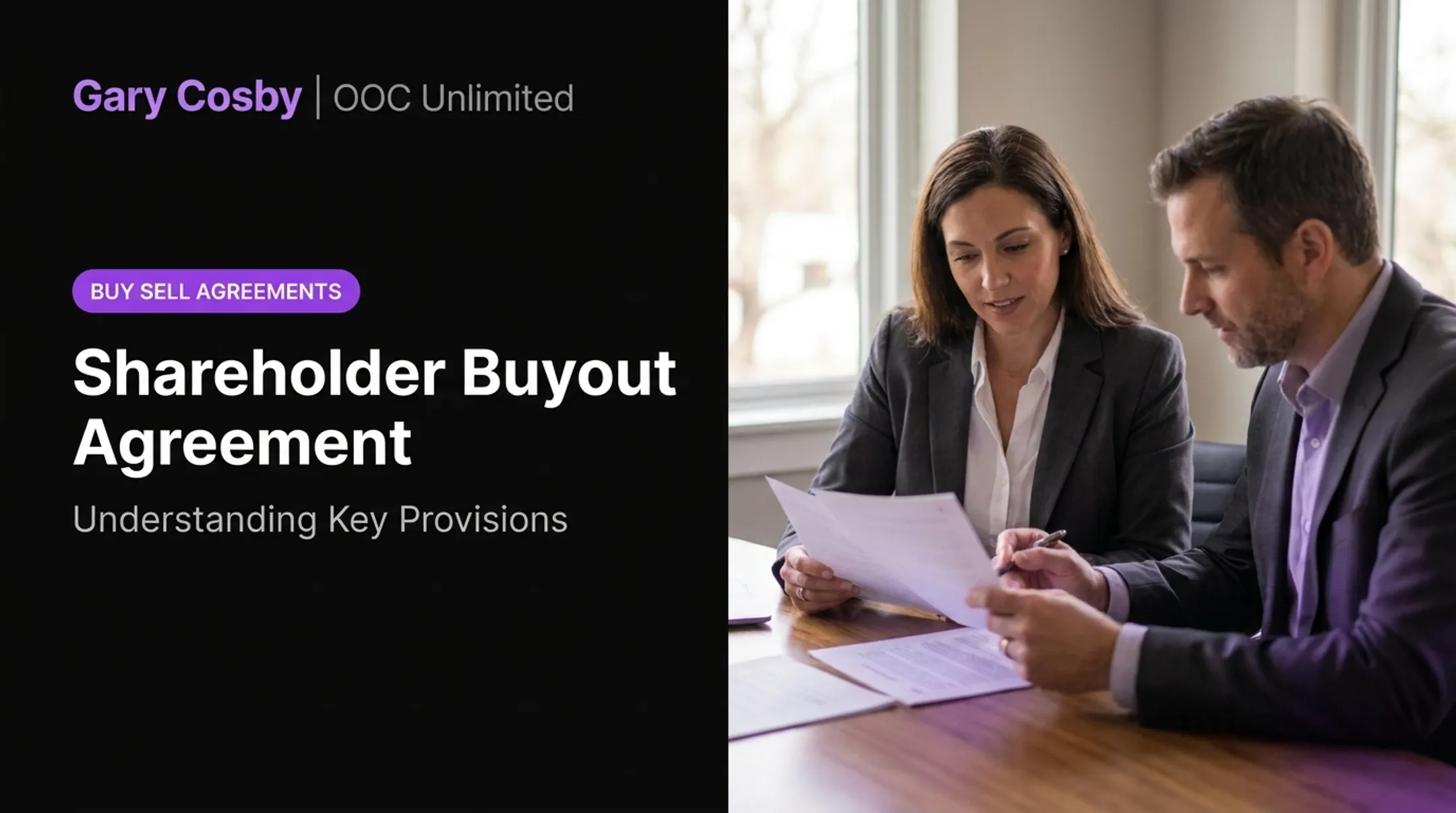 Shareholder Buyout Agreement: Understanding Key Provisions