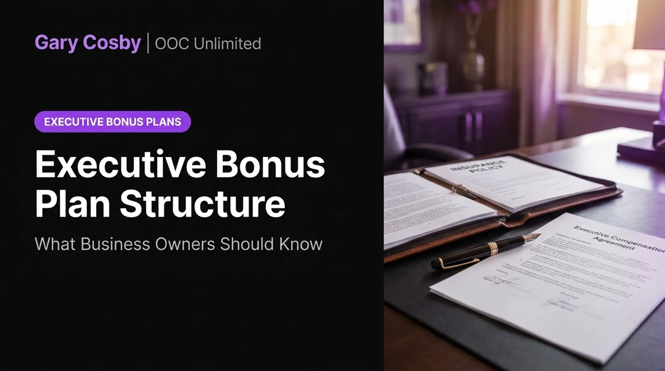 Executive Bonus Plan Structure: What Business Owners Should Know