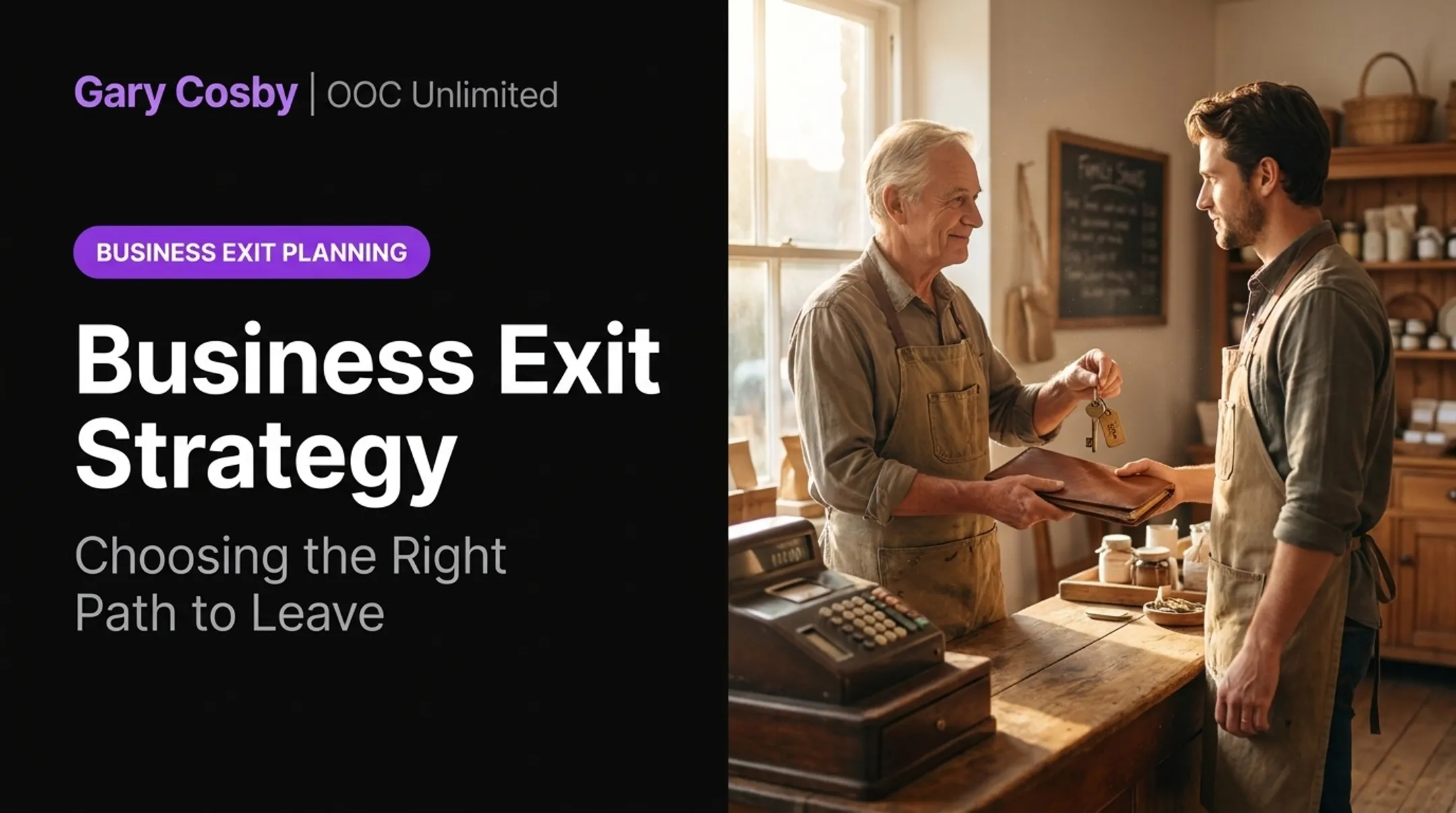 Business exit strategy paths for privately held business owners