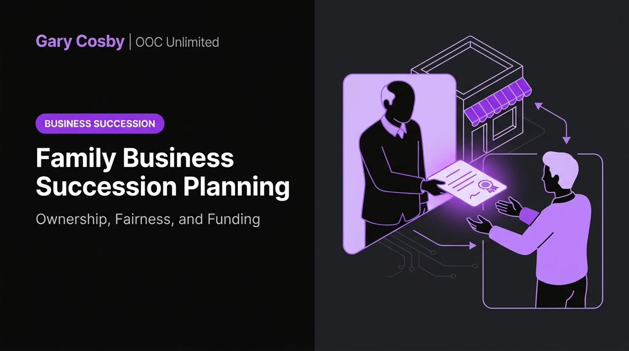 Family business succession planning for ownership fairness and funding