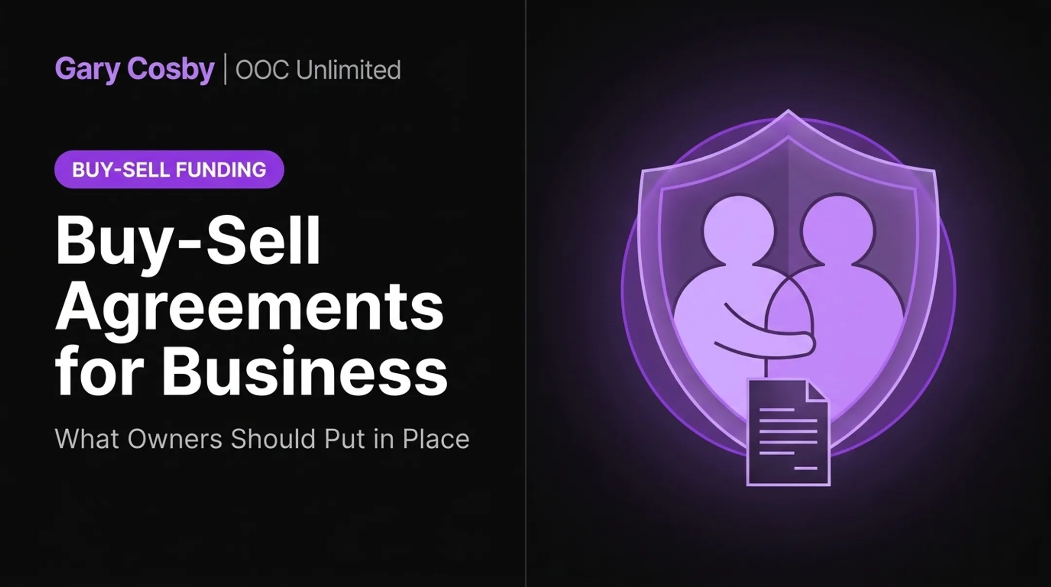 Buy-Sell Agreements for Business