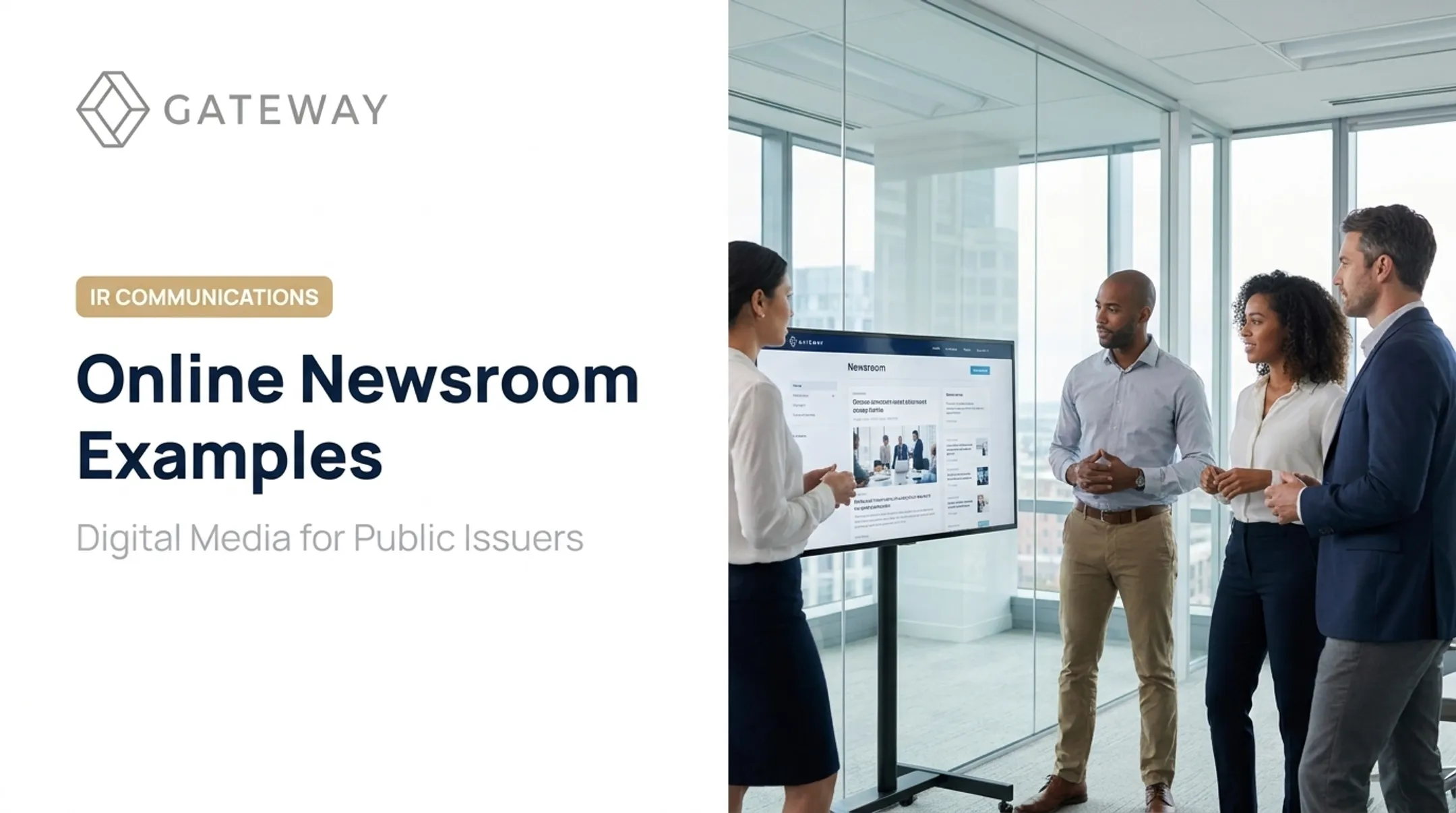 Online Newsroom Examples
