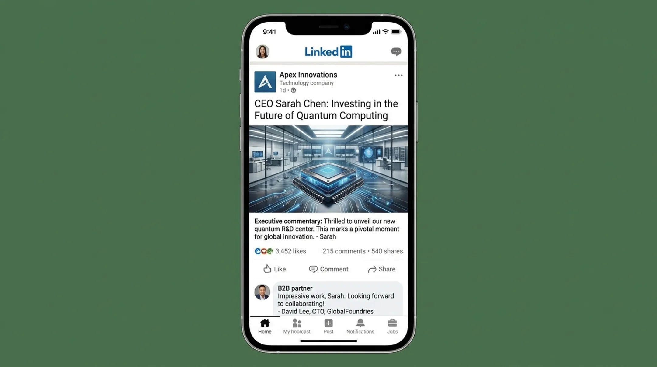 LinkedIn post showcasing Amprius Technologies battery facility opening event