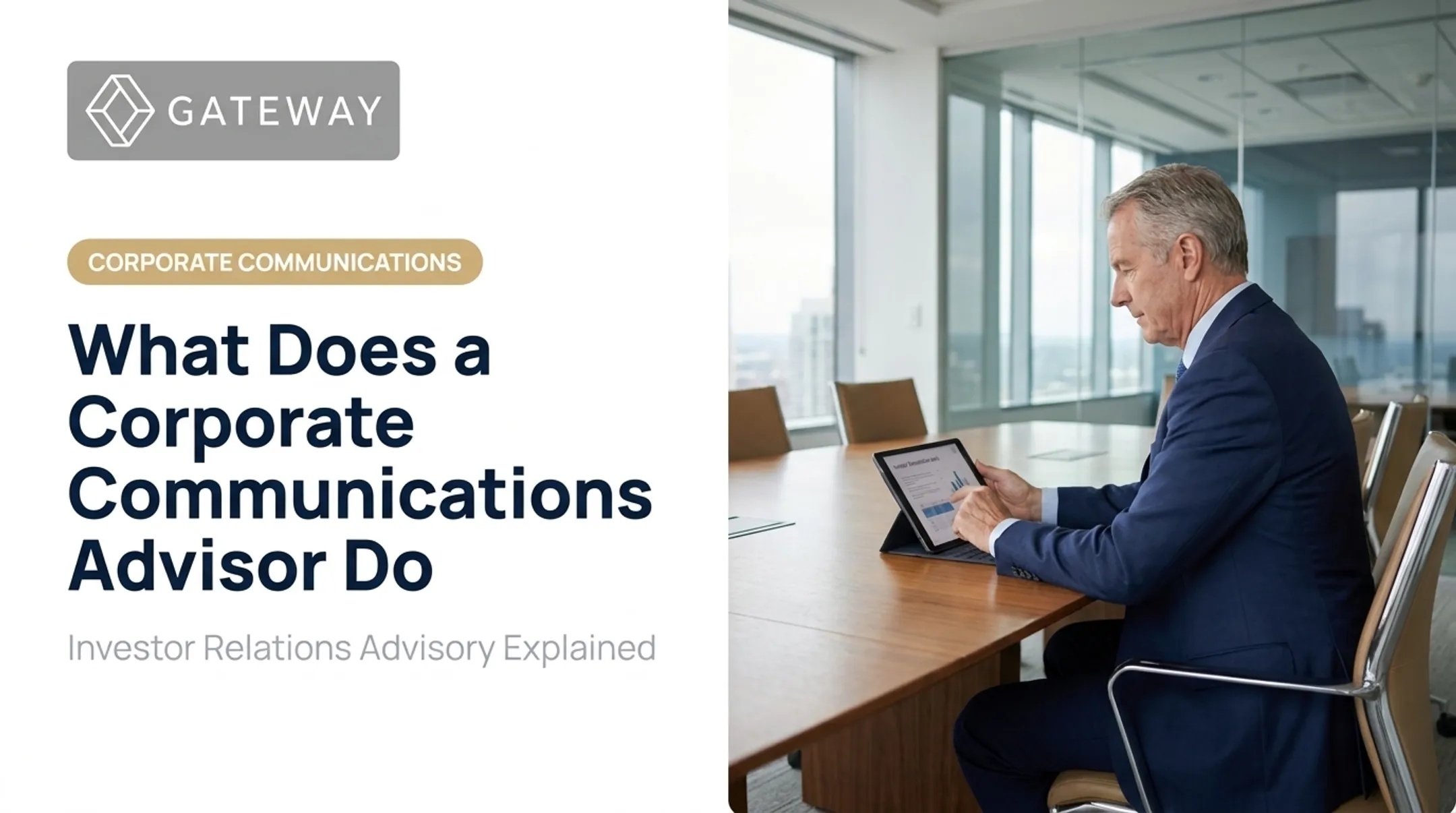 What Does a Corporate Communications Advisor Do
