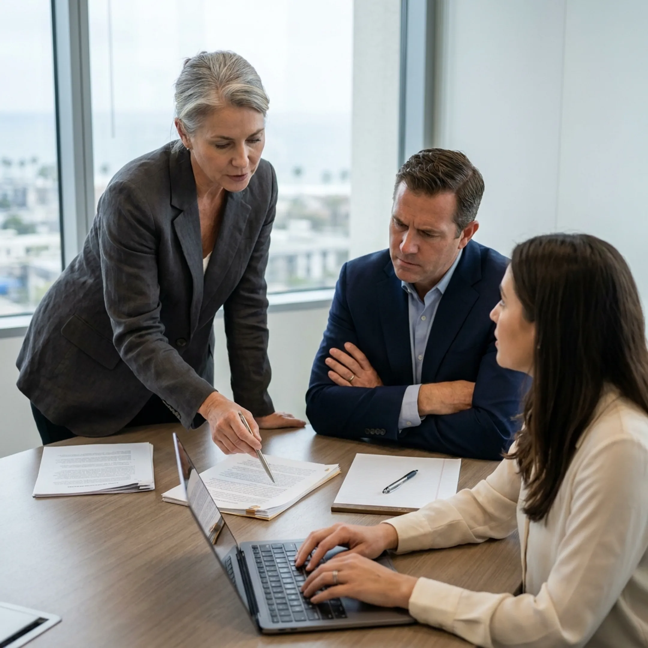 Senior advisors developing a coordinated litigation communications strategy