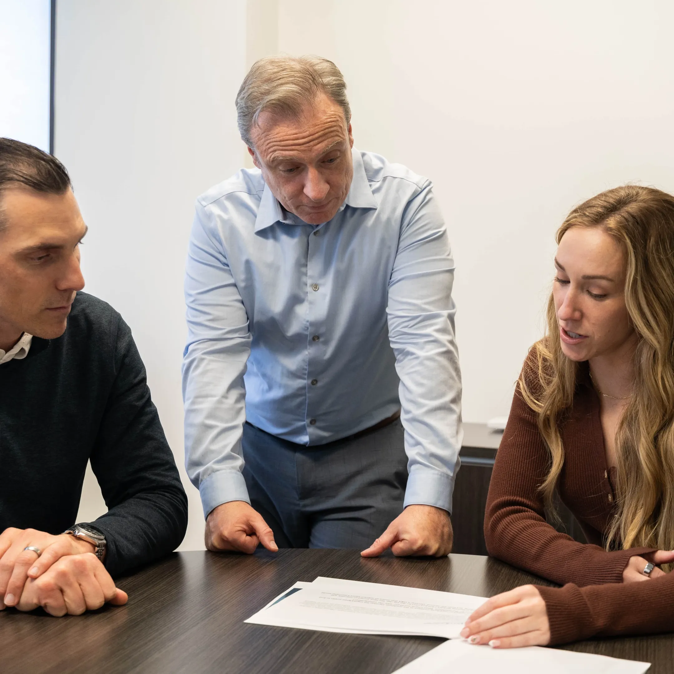 Advisor preparing a corporate communications plan